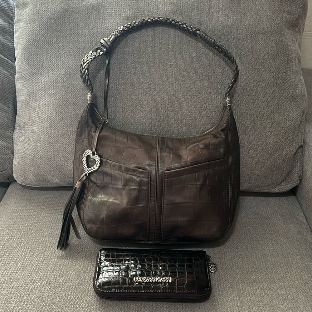 Shoulder bag and wallet